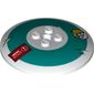 Dish 6 x 6 Inverted (Radar) with Dark Turquoise Background, Red Warning Label print