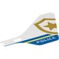 Wing, Tail, with 'Police', Gold Star Print (Police Helicopter)