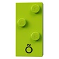 Braille Brick 2 x 4 with 3 Studs ⠪ and 'Õ' print