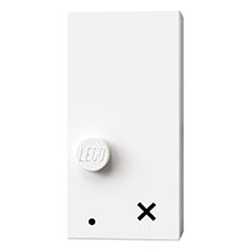 Braille Brick 2 x 4 with 1 Studs ⠄and '. x ' Print