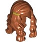 Hair Long Wave with Gold Clip on Right Side