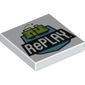Tile 2 x 2 with 'RePLAY' Print