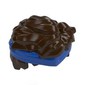 Hair Ruffled with Blue Headband Pattern