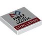 Tile 2 x 2 with FIRST LEGO LEAGUE CHALLENGE Print