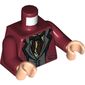 Torso Jacket, Dark Bluish Gray Vest, Tied Neckerchief Print, Dark Red Arms, Light Nougat Hands
