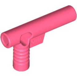 LEGO part 60849 Equipment Hose Nozzle / Gun with Side String Hole Simplified in Vibrant Coral/ Coral