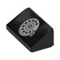 Slope 30° 1 x 2 x 2/3 with Rotary Phone Print