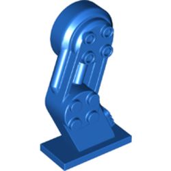 LEGO part 70946 Mech Leg, Left, with Black Pin in Bright Blue/ Blue