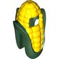 Costume Corn Cob Suit with Dark Green Leaves Print