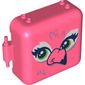 Pod, Square 3 x 8 x 6 2/3 [Male] with Flamingo Face print