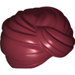 LEGO part 18822 Minifig Turban without Hole in Dark Red