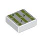 Tile 1 x 1 and Bamboo print