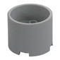 Brick Round 3 x 3 x 2 Recessed Center with 2 x 2 Studs and Axle Hole
