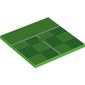 Tile 6 x 6 with Bottom Tubes with Soccer Field, Side Line print