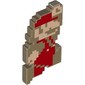 Tile Special 2 x 4 with Pixelated Mario Print