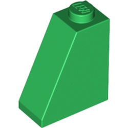LEGO part 60481 Slope 65° 2 x 1 x 2 in Dark Green/ Green