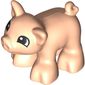 Duplo Animal Pig, Short, Semi-Circular Eyes Print