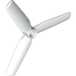 LEGO part 15790 Propeller 3 Blade 9 Diameter with Recessed Center in White