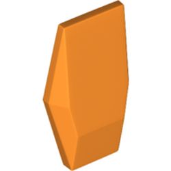 LEGO part 28220 Large Figure Armor Plate, Small in Bright Orange/ Orange
