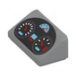 Slope 30° 1 x 2 x 2/3 with Dashboard, Speedometers Print