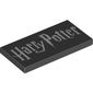 Tile 2 x 4 with White 'Harry Potter' print