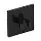 Road Sign Clip-on 2 x 2 Square [Thick Open O Clip] with Computer Screen Print