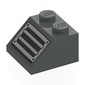 Slope 45° 2 x 2 with Vent/Grate Print