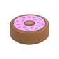 Tile Round 1 x 1 with Pink Donut print
