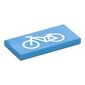 Tile 2 x 4 with Bicycle Print