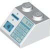 White Slope 45° 2 x 2 with Keypad, Card Slot, '9.99' print