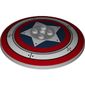 Dish 8 x 8 Inverted (Radar) with Solid Studs and Captain America Shield Print