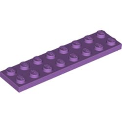 LEGO part PLATE 2X8 in Medium Lavender (6330087|3034)