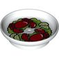 Duplo Dish with Crabs on Lettuce Print