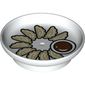 Duplo Dish with Potstickers (Guotie) and Dip Print