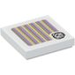 Tile 2 x 2 with Foo and Barcode Print (Sticker)