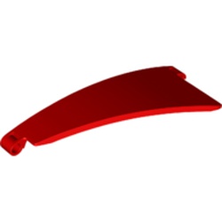 LEGO part 67142 Technic Panel Curved 5 x 13 x 2 Tapered, Left in Bright Red/ Red