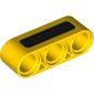 Technic Beam 1 x 3 Thick with Grill print