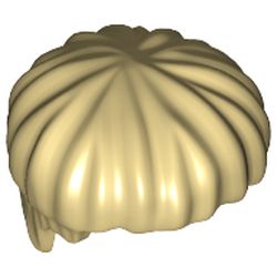 LEGO part 10040240 RONS WIG in Brick Yellow/ Tan