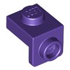 Dark Purple Bracket 1 x 1 - 1 x 1