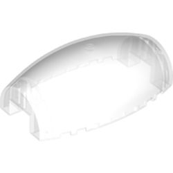 LEGO part 10312 Windscreen 10 x 6 x 3 Bubble Canopy Double Tapered with Square Front Cutout in Transparent/ Trans-Clear