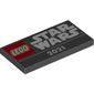Tile 2 x 4 with 'LEGO STAR WARS 2021' print