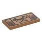 Tile 2 x 4 with Sign, Black Hammer/Clamp, Tree, Mountain print