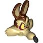 Minifig Head Special, Tan Face, Eyes and Ears print (Wile E Coyote)