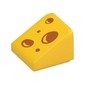 Slope 30° 1 x 1 x 2/3 (Cheese Slope) with Cheese Holes print
