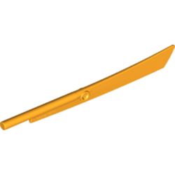 LEGO part 98137 Weapon Sword, Big Blade in Flame Yellowish Orange/ Bright Light Orange