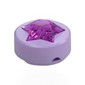 Tile Round 1 x 1 with Molded Trans-Bright Pink Star