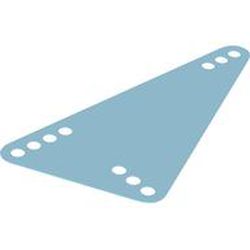 LEGO part  PUNCHED FOIL ELEMENT, NO. 3 in Transparent Blue/ Trans-Dark Blue