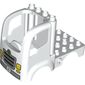 Duplo Car Body Truck 4 x 4 Flatbed with 4 Top Studs and Headlights and Grille Print