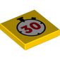 Tile 2 x 2 with Stopwatch with '30' Print