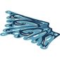 Wing, Left, Dark Blue Vanes print